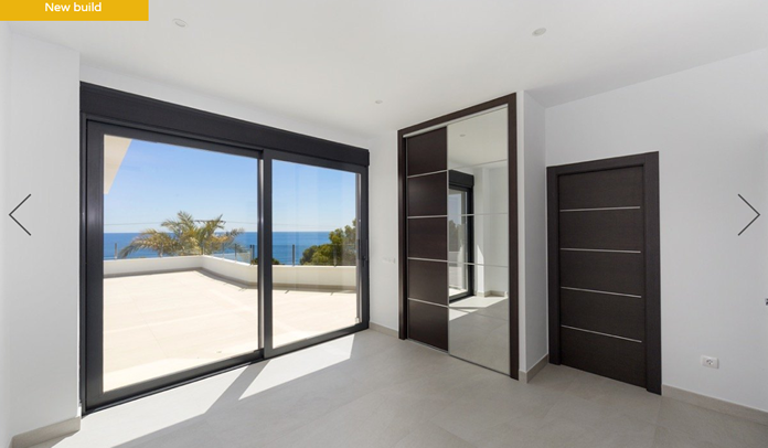 Modern luxury villa newly built with sea views in Les Bassetes Calpe